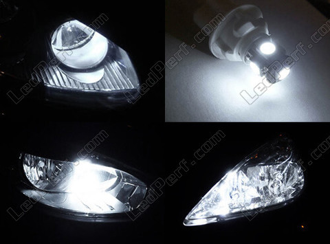 LED światła postojowe xenon biały Mercedes ML (W163) Tuning