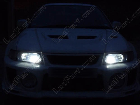 LED światła postojowe xenon biały Mitsubishi Lancer Evolution 5