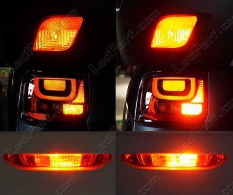 LED tylne światło przeciwmgielne Nissan Navara D40 Tuning