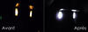 LED lusterek w osłonach przeciwsłonecznych Opel Astra H