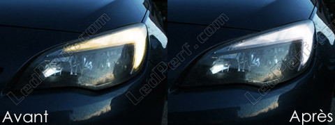 LED świateł postojowych/Światła do jazdy dziennej świateł dziennych Opel Astra J