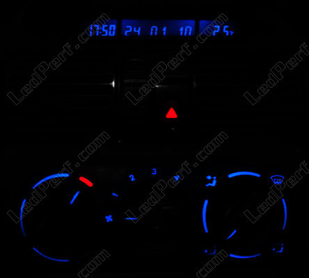 LED wentylacja niebieski Opel Corsa B