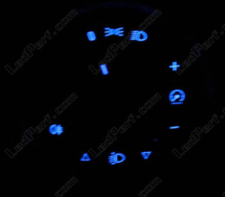 LED przełącznika niebieski Opel Corsa D