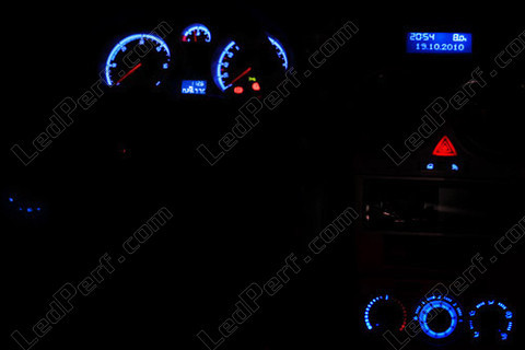 LED tablica rozdzielcza niebieski Opel Corsa D