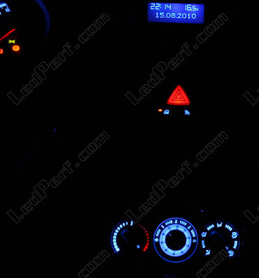 LED wentylacja niebieski Opel Corsa D