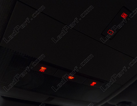 LED światło sufitowe czerwony Opel Corsa D