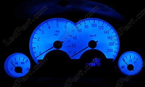 LED licznik niebieski Opel Tigra TwinTop tło licznik biały