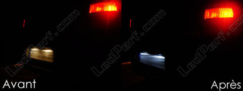 LED tablica rejestracyjna Opel Vectra C