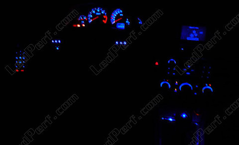 LED tablica rozdzielcza niebieski Opel Vectra C