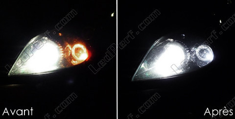 LED światła postojowe xenon biały Opel Zafira B