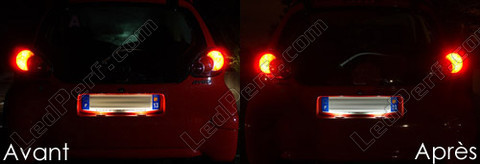 LED tablica rejestracyjna Peugeot 107