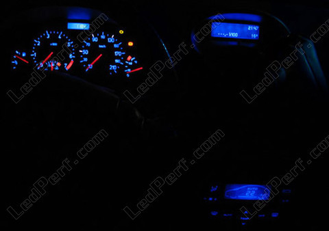 LED niebieski tablica rozdzielcza Peugeot 206 (>10/2002) multipleksowana
