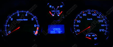 LED niebieski licznik Peugeot 207