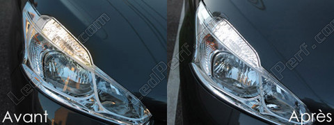 LED światła do jazdy dziennej - dzienne Peugeot 208