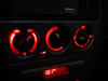 LED wentylacja Czerwony Peugeot 306
