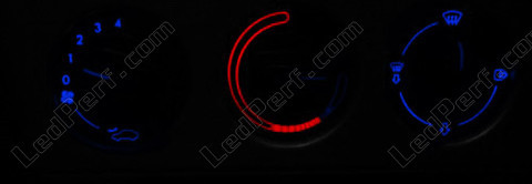 LED wentylacja niebieska Peugeot 306