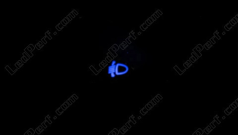 LED regulacji wysokości strumienia reflektorów niebieski Peugeot 307