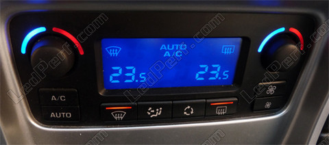 LED klimatyzacja dwustrefowej niebieska Peugeot 307 T6 faza 2
