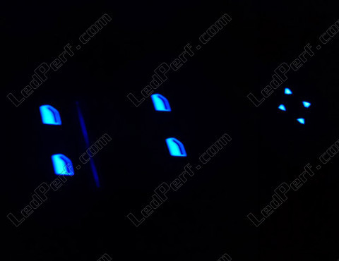 LED przyciski podnośnika szyb Peugeot 307