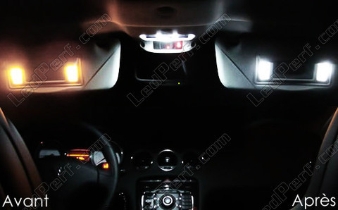 LED lusterek w osłonach przeciwsłonecznych Peugeot 308 Rcz