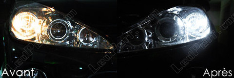 LED światła postojowe xenon biały Peugeot 4007