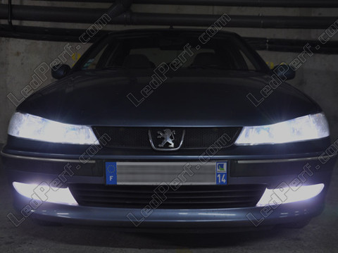LED światła przeciwmgielne Peugeot 406 Tuning