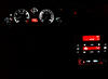 LED oświetlenia konsola środkowego biały i czerwony Peugeot 406