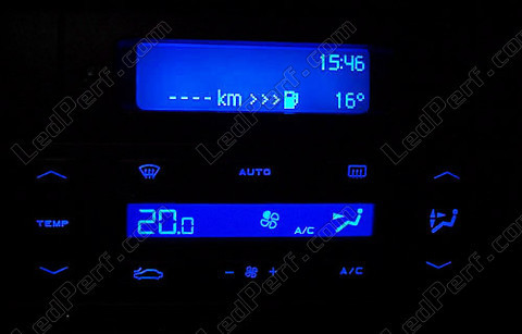 LED oświetlenia konsola środkowego niebieski Peugeot 406