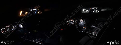 LED lusterek w osłonach przeciwsłonecznych Peugeot 508