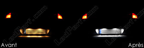 LED tablica rejestracyjna Peugeot 607