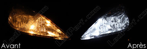 LED światła postojowe xenon biały Peugeot 607