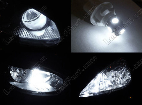 LED światła postojowe xenon biały Peugeot Bipper Tuning