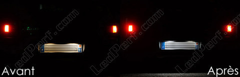 LED tablica rejestracyjna Renault Clio 1