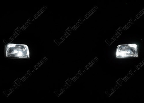 LED światła postojowe xenon biały Renault Clio 1