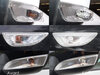 LED kierunkowskazy boczne Renault Express Van przed i po