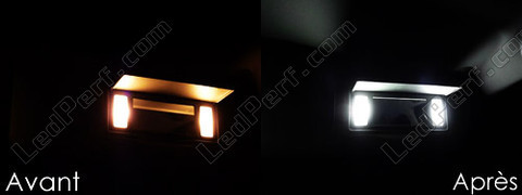 LED lusterek w osłonach przeciwsłonecznych Renault Megane 1 phase 2