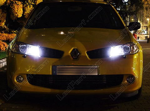 LED światła postojowe xenon biały Renault Megane 2 R26
