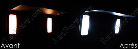 LED lusterek w osłonach przeciwsłonecznych Renault Safrane