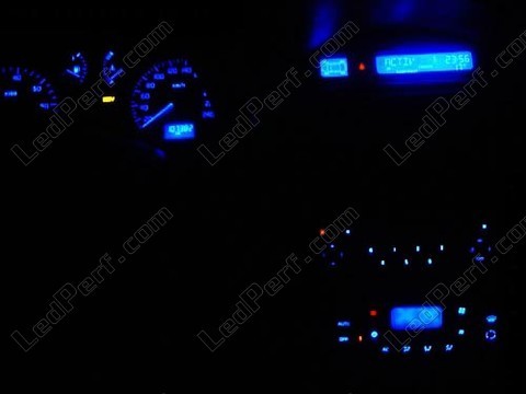 LED tablica rozdzielcza niebieski Renault Scenic 1 faza 2