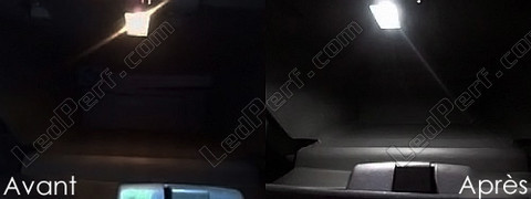 LED schowek na rękawiczki Renault Scenic 2