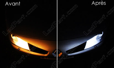 LED światła postojowe xenon biały Renault Vel Satis