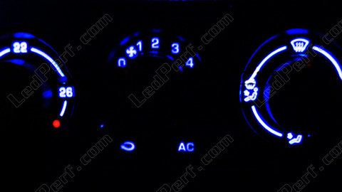 LED klimatyzacji półautomatycznej niebieski Seat ibiza 2002 6L