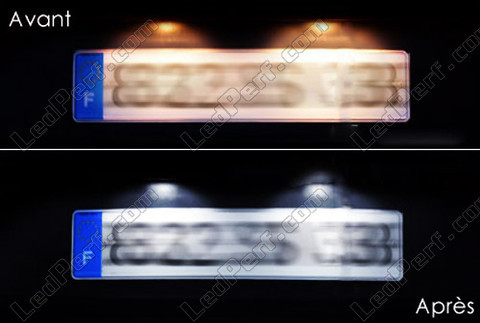 Żarówka LED tablica rejestracyjna Seat Leon 2 1p Altea
