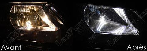 LED światła postojowe xenon biały Skoda Fabia 3