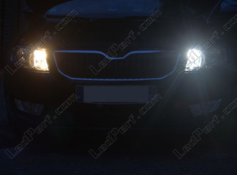 LED światła do jazdy dziennej - dzienne Skoda Octavia 3