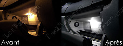 LED schowek na rękawiczki Skoda Roomster
