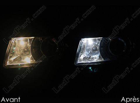 LED światła postojowe xenon biały Skoda Superb 3T Tuning
