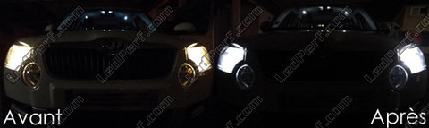 LED świateł postojowych Skoda Yeti