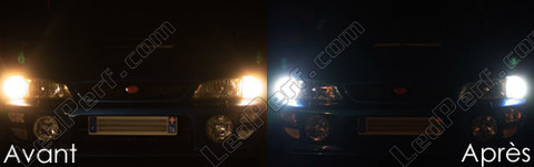 LED światła postojowe xenon biały Subaru Impreza GC8