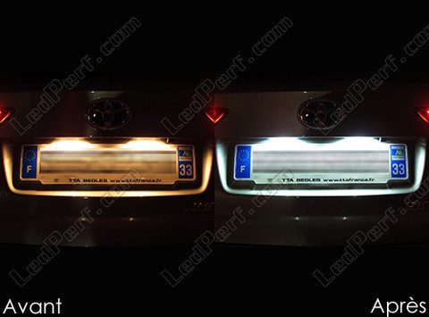 LED tablica rejestracyjna Toyota Auris MK2 Tuning